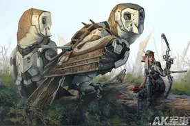 网友绘制的超酷的机甲大兵，帅炸天！图片