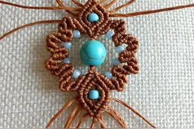 芙蓉花手绳教程  diy手工部落图片