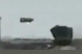 一场爆炸之后 UFO瞬间升空