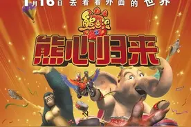 功夫熊猫vs熊出没 周末票房单日有望破亿图片