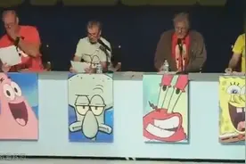 《海绵宝宝》的配音大神们在动漫展现场为动画配音