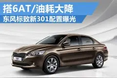 东风标致新301配置曝光 搭6AT/油耗大降图片