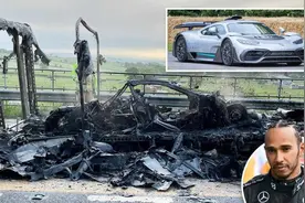 1900万没了！AMG ONE运输途中惨被烧毁！图片