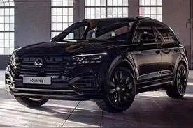 大众版“Q8”，新一代大众途锐R曝光，汽油3.0T+黑武士套件，帅气图片