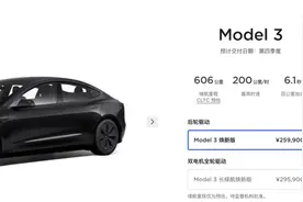 新款特斯拉Model 3上市，标准续航版涨价2.8万，能值回票价吗？图片