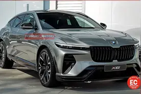 全新一代宝马X6渲染图曝光 造型更运动 内饰注重智能化图片