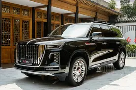 红旗LS7车型进入预售期，品牌史上尺寸最大，车长达5965毫米图片