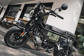 好玩，好骑！8980元，颢晨迷你HS110-D上市：续航350km，还有ABS图片