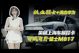 铁血猛士+满血华为 吴楠上海车展打卡猛士M817视频封面