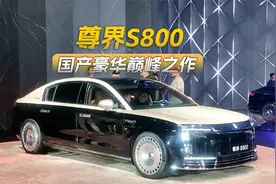 国产豪华轿车巅峰之作，尊界S800