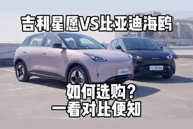 吉利星愿和比亚迪海鸥，该如何选购？看完对比视频再做决定