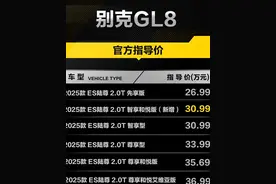 30.99万入手豪华MPV，别克GL8 ES陆尊智享和悦版来了,但性价比翻车图片