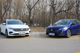 大众新朗逸PK标致新408，德系法系实车对比，谁更值得买？图片