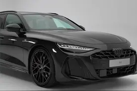 新一代奥迪A6实车惊艳：连车标更新了！25款A6L最低28.4万抄底吗图片