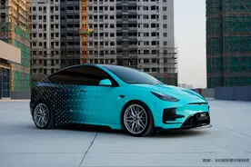 特斯拉Model Y 全车包围改装案例图片