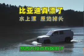 汽车原地掉头水上漂是花架子？比亚迪易四方技术，这才是最有用的