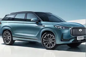 奇瑞瑞虎9实车曝光，定位中大型SUV,搭载奇瑞鲲鹏发动机图片