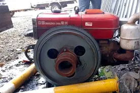 单缸柴油机：为何飞轮那么大，不会损失动力吗？图片