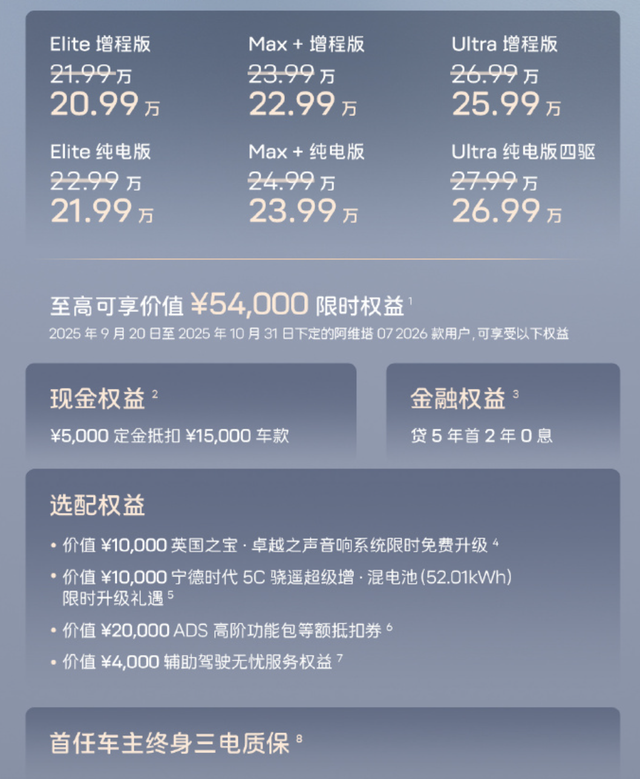 2026款阿维塔 07上市