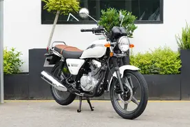 经典中带点潮流，济南铃木复古街车，马力10.5匹，售8680元图片