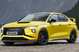 全新一代三菱蓝瑟曝光 搭载2.0T动力 原厂大尾翼图片