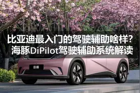 比亚迪最入门的驾驶辅助啥样？海豚DiPilot驾驶辅助系统解读图片