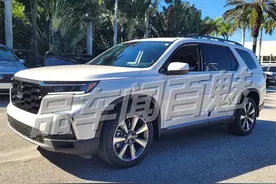 第四代本田“飞行员”实拍，形如“大号CR-V”，5米车长配V6动力图片