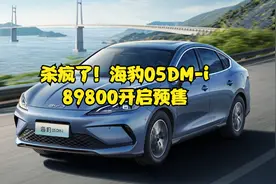 比亚迪的开年放大招，海豹05DM-i89800开启预售