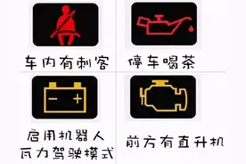 车内仪表盘上的 标识 究竟什么意思？看看你知道哪些？图片