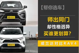 师出同门却性格迥异 买谁更划算？威兰达对比RAV4荣放图片