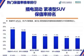 插混SUV保值率榜单出炉：比亚迪双车上榜，荣威排第一图片