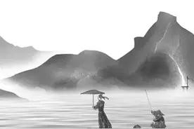 这首诗开门见山，气象非凡，重复着古人千年悲怨图片