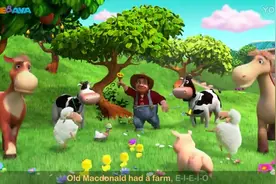 Old MacDonald Had a Farm，吚呀吚呀哟～熟悉的旋律，动物启蒙
