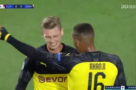 欧冠-阿什拉夫双响@布兰特两助 多特2-0布拉格斯拉维亚