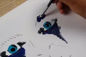 牛人教你如何画小丑，看到最后完成，真的好丑啊！