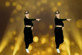 火爆带劲蹦迪摇《摆腿摇DJ》快速减赘肉瘦腰，缓解腰部疼痛附分解