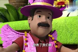 超级飞侠：卡美拉不能表演了，车的轮胎坏了，乐迪迅速解决问题