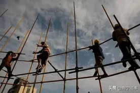 洛阳洛宁杨建涛——工地最苦的架子工图片