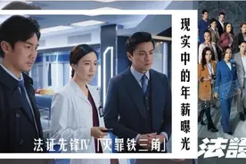 谁的薪水比较高？《法证先锋IV》现实薪资大曝光，竟然相差那么大图片