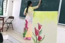 老师上课被学生拍下来，不料在网上火了，老师：你可真是我的天敌图片