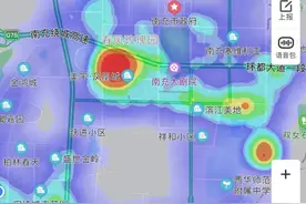 南充未来向哪个方向发展？哪个片区人气最火？城市热力图给你答案图片