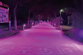 邢台七里河公园新晋夜景网红打卡地，不知道就奥特啦图片