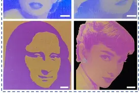 五彩斑斓的黑被打印出来了！中国科学家用透明颜料画出多种颜色图片