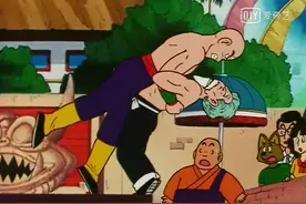 龟仙人忽悠天津饭后主动认输，天津饭不仅会太阳拳，还会龟波气功图片