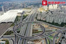 最新！福州站东互通3条新匝道今日全部通行图片