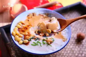 晚上泡1把黄豆，早起半小时，超简单做豆腐脑，不用上街买了图片