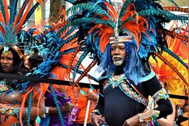 英国疫情导致诺丁山狂欢节现场活动连续两年被取消图片