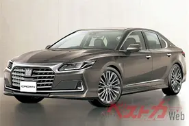 全新丰田皇冠渲染图曝光，昔日皇冠再无王者风？图片