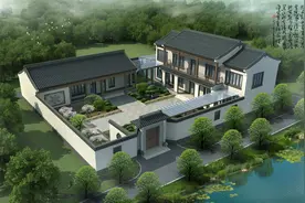 实例展示：占地800余平，超大庭院阳光房，这款中式不容错过图片