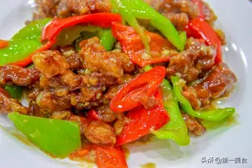 大厨教你东北正宗名菜溜肉段，外焦里嫩，咸香适口，吃完还想吃图片